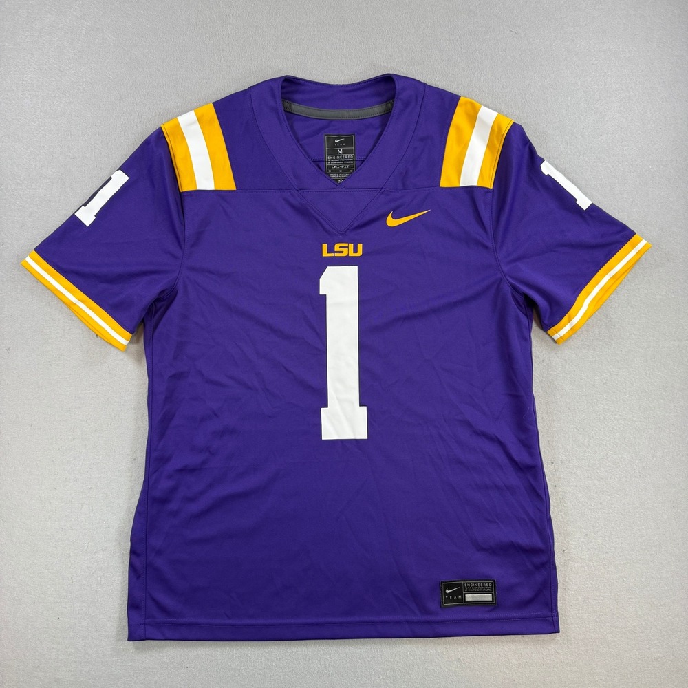 Nike LSU Tigers Ja'Marr Chase Jersey Mens Medium Purple #1 Football NCAA NFL